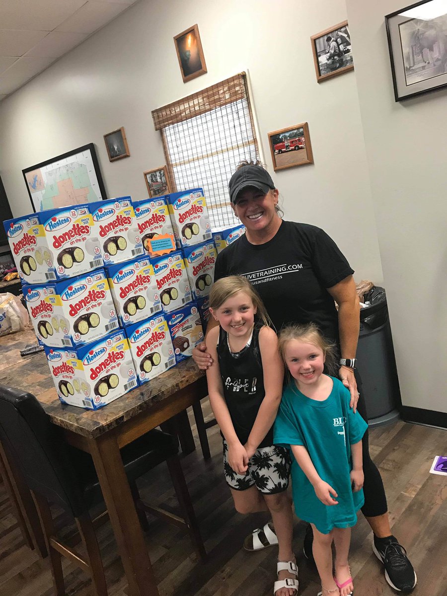 LoveFireDept's tweet photo. Thank You to Bryant Lane Cowboy Church and Coach Kasey Astor for the wonderful snacks and message of love and prayers. #LoveThyNeighbor https://t.co/ArSti93BlI