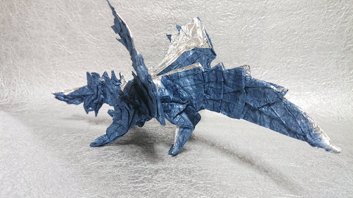 Maritaka Origami 折り紙アルバトリオンの静止画です 折り 創作 自分 撮影って細部まで見せにくくて難しいですね アルバトリオン 折り紙作品
