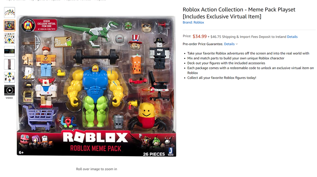 Lily On Twitter Smyths Toys In Ireland Sells Roblox Toys And They Will Have This Soon You Can Contact Them Online To Get It For You And It Will Probs Be Less - roblox toy store ilford related keywords suggestions