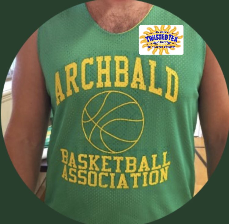 ArchbaldBA's tweet photo. Maybe the fine folks at @TwistedTea would be better suited to sponsor the ABA rather than @pedialyte. Twisted Tea, the hydration we need and the taste we crave! https://t.co/CQOjYZj8q0