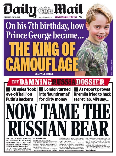 This work started with a few stellar investigative reporters like  @carolecadwalla,  @lukeharding1968, &  @CatherineBelton, plus activism by  @Billbrowder et al, was picked up by parliament, & now back to the press with headlines that the government entirely deserves.  #DemocracyWorks