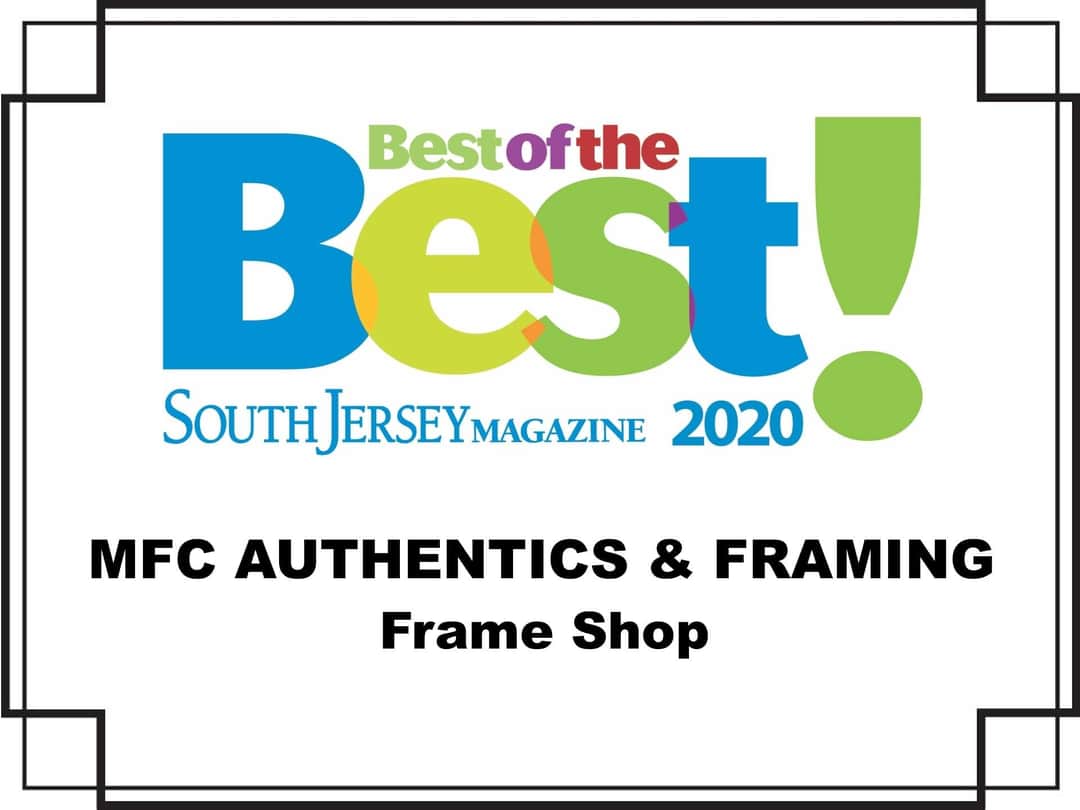 MFCAuthentics's tweet photo. We are so excited to announce that we won the South Jersey Magazine Best of the Best 2020 for Picture Framing!! 🌟 

Thanks to everyone who nominated, voted &amp; continues to support us!

#shoplocal #camdencounty #cherryhill #NewJersey https://t.co/rip9aq31nj
