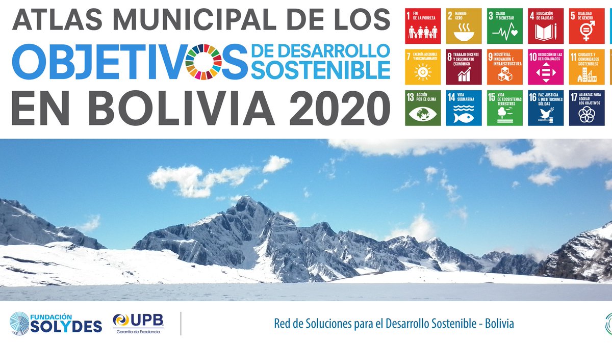 sdsnbolivia's tweet photo. El lanzamiento del #AtlasMunicipalODSBolivia se llevará a cabo durante la @BCDE2020 el lunes 27 de julio a las 10:30 hrs (Bolivia|GMT-4) | Presentación en directo por: https://t.co/VBsLZTTiof 

#AtlasMunicipalODSBolivia #SDSNBolivia #BCDE2020 https://t.co/NyDPJLmNG4