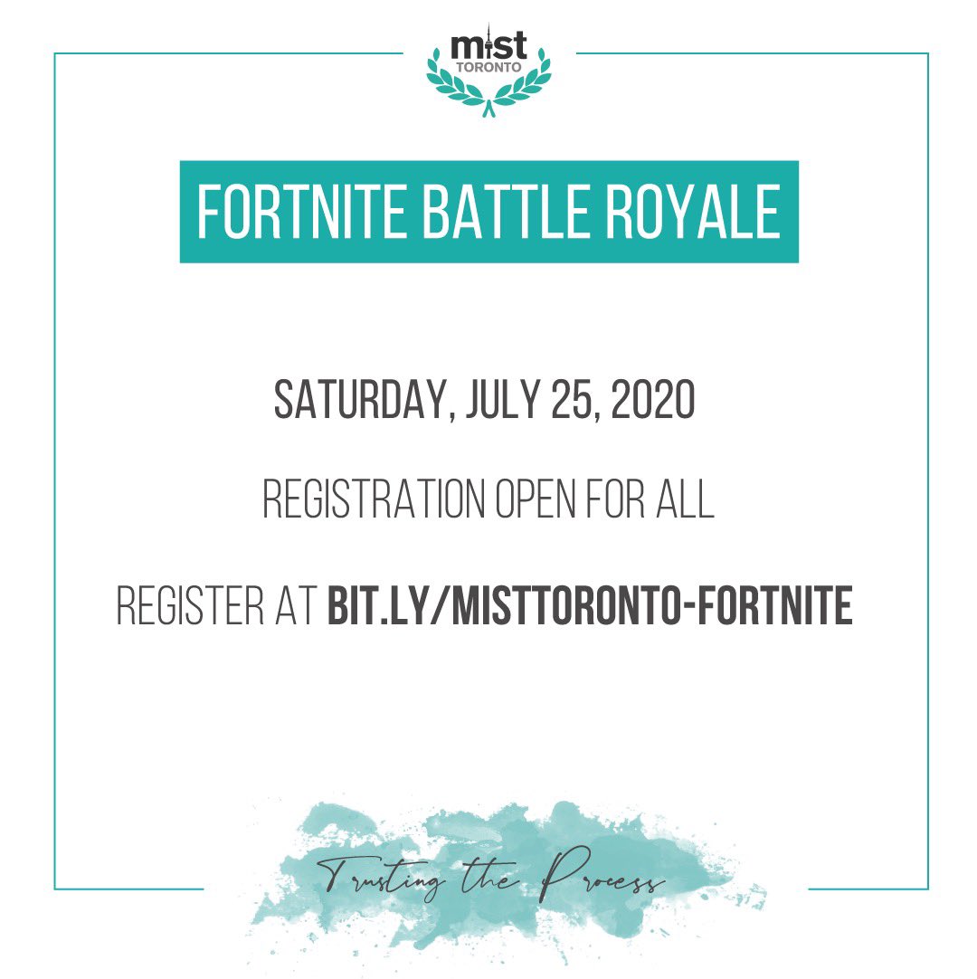 🎮 MIST’s VERY FIRST FORTNITE COMPETITION 🎮

Got what it takes? Sign up now and compete in #MISTToronto’s very first #Fortnite tournament. Registration and competition rules can be found here: bit.ly/misttoronto-fo…
