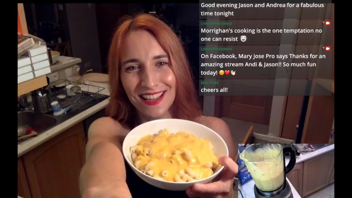 A little surprise performance of ‘Thunder&amp;Lightning’ in Morrighan’s Yoga kitchen and some yummy vegan mac&amp;cheese😍💃🏻 <a href="/lordofthedance/">Lord of the Dance</a>