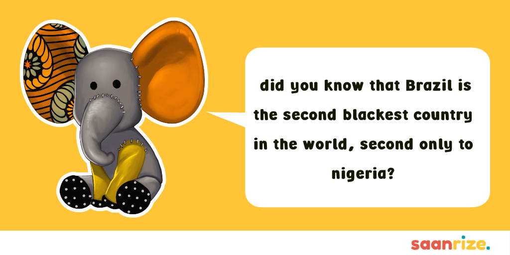 About 5 million Africans  survived the Middle Passage and arrived in Brazil as slaves.After 1850 there was a conscious effort via Middle Eastern and European immigration  to "whiten" it from being such a black country #blackdiaspora #africandiaspora #yoruba #blackhistory #nigeria