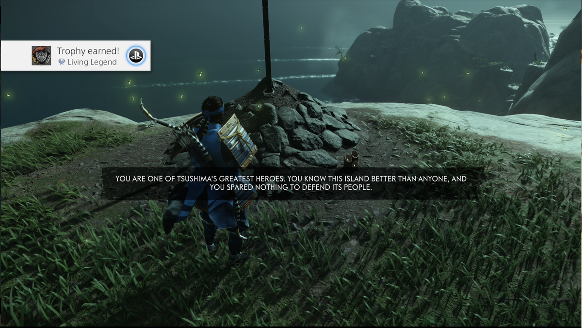 SheylolTV's tweet photo. What an eye candy of a game! Never ever have I had so much fun reaching plat. Kudos @SuckerPunchProd for the game! #ghostoftshushima https://t.co/2AIhFyI8mc