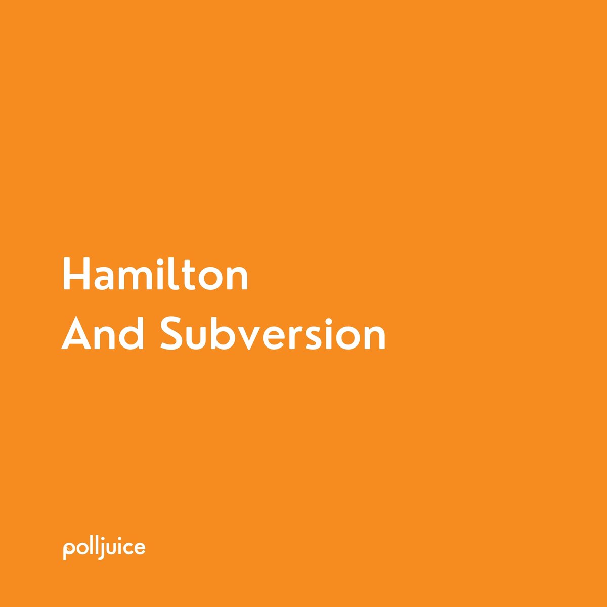 polljuice's tweet photo. Besides the music being absolute BOPS, Hamilton (@HamiltonMusical) explores very deep racial and cultural parallels from America's infancy to modern issues.

Take a look at Hamilton and Subversion 👉🏻https://t.co/QPa1IdOSk5

Tag a Hamilton fan https://t.co/ZX6op7orkJ