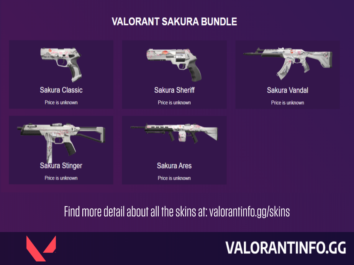 Sakura Classic Skin - Valorant Info