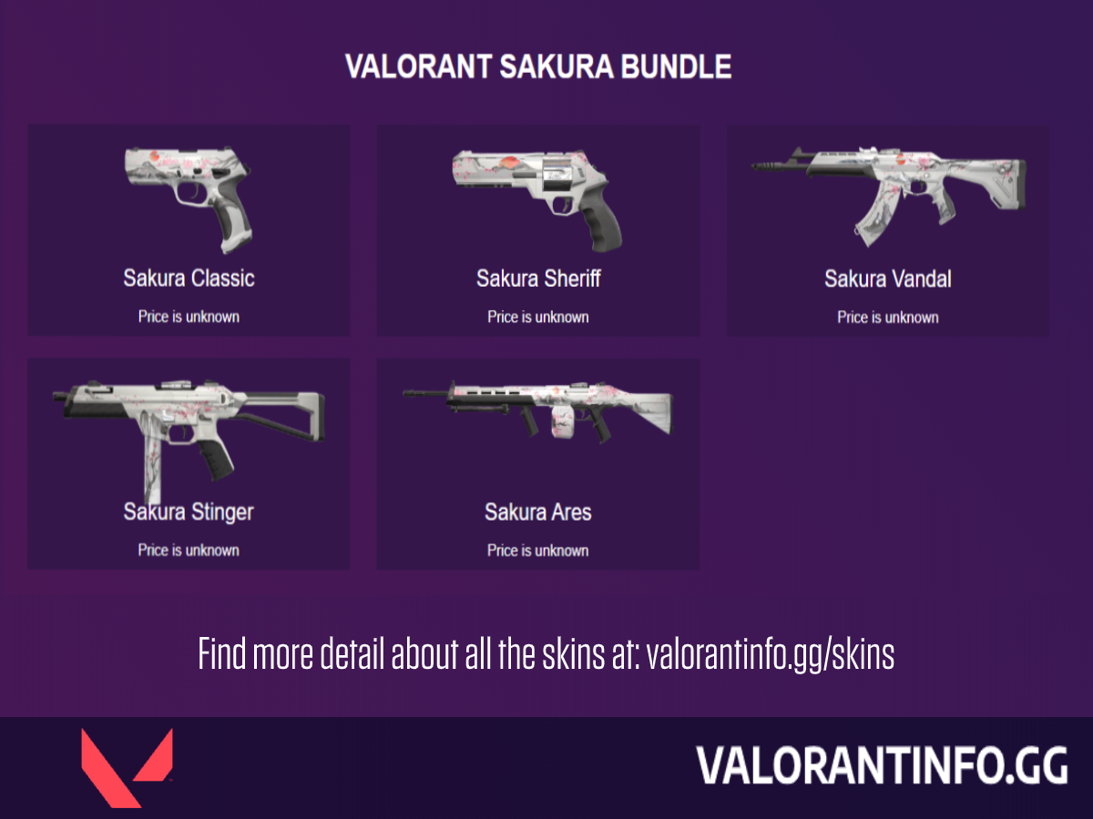 Valorant Sakura Classic skin