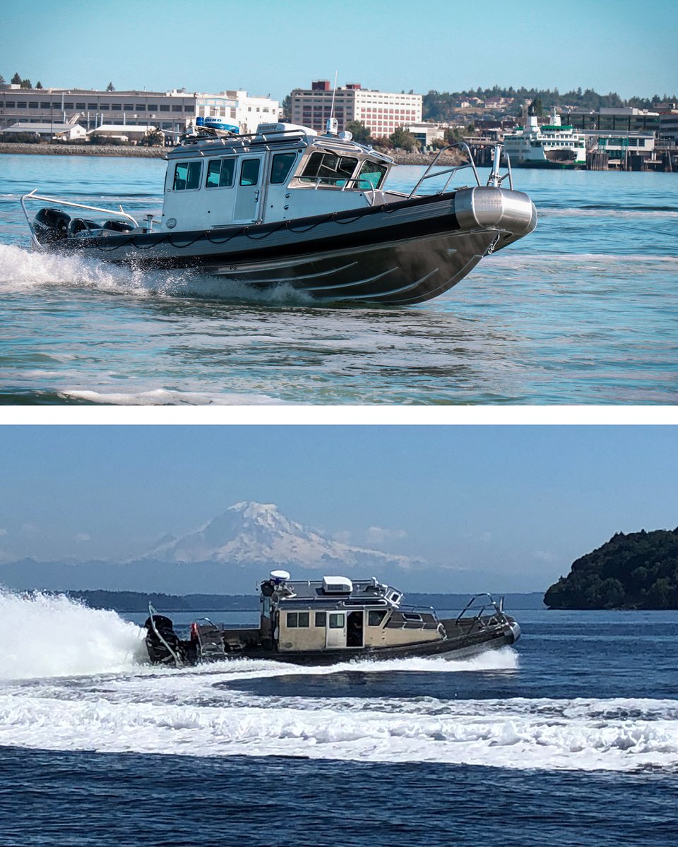 safeboats's tweet photo. A beautiful day at the office: sea trial of a couple SAFE 33 full cabin boats.
#SAFEBoats #summer #MtRainier https://t.co/Ynw8A1hIzI