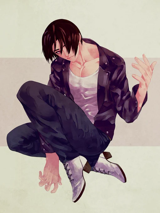 再掲】紅丸と京と庵
#KOF 