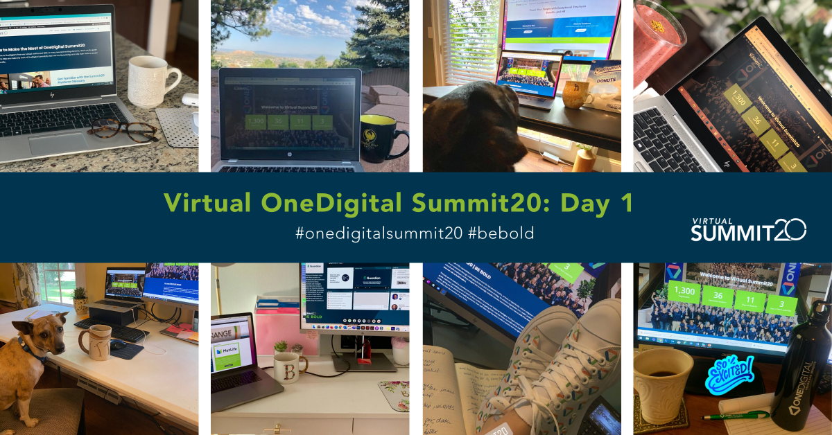 WeAreOneDigital's tweet photo. OneDigital Virtual Summit20 officially kicked-off today with an address from our President and CEO Adam Bruckman! #BeBold #OneDigitalStrong #onedigitalsummit20 https://t.co/yfyiowXHQL