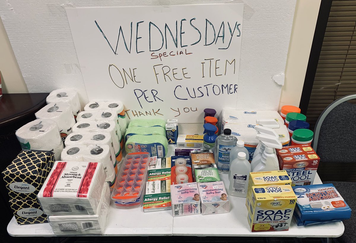 bedei1's tweet image. One FREE item per customer ONLY on Wednesdays