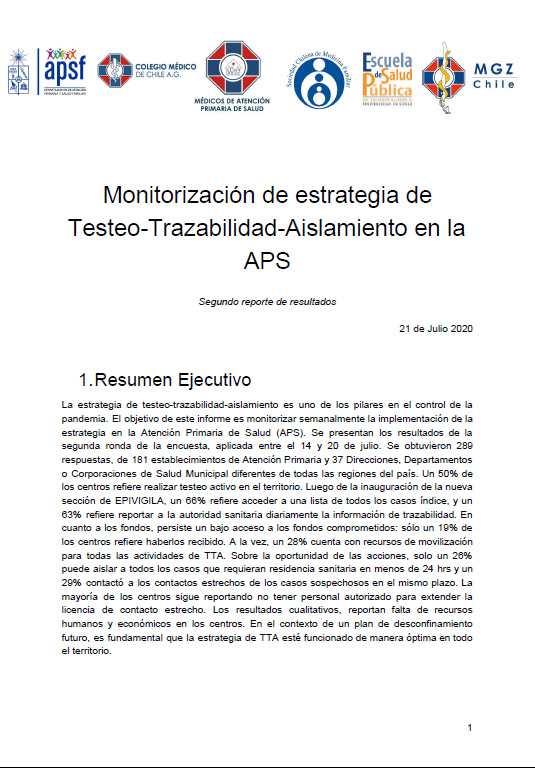 medfamiliar's tweet photo. Segundo reporte de resultados: Monitorización de estrategia de Testeo-Trazabilidad-Aislamiento en la APS

Ver reporte de resultados acá: https://t.co/N4OqZiP08W

@colmedchile @MgzChile @apsuchile @medicosapschile @esp_uchile #FortalecerAPS #APS #CrisisCOVID19 #trazabilidad https://t.co/aOzereQGSf