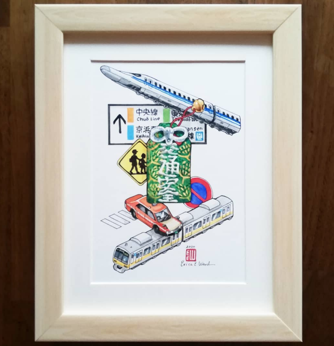 ericaeward's tweet photo. 交通安全:緑 Traffic Safety: Green
来週の個展で原画見に来てね♪
Erica Ward Solo Exhibition: えんぎもの
7/28 (Tue)~ 8/2 (Sun) 13:00 ~ 19:00 (~18:00 on last day)
at @CLOUDS_APC in Koenji, Tokyo
https://t.co/NhOc6zbv4j
#ericaward
#エリカワード
#cloudsartpluscoffee
#交通安全 https://t.co/dQazsUGPUy
