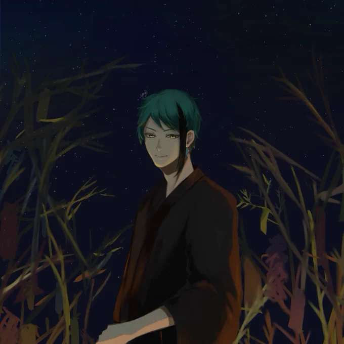 #推しを4人晒すと好みがわかる
めちゃくちゃ過去絵

わからんくね???????
後半2つ知ってる人いたらもう愛しかない 