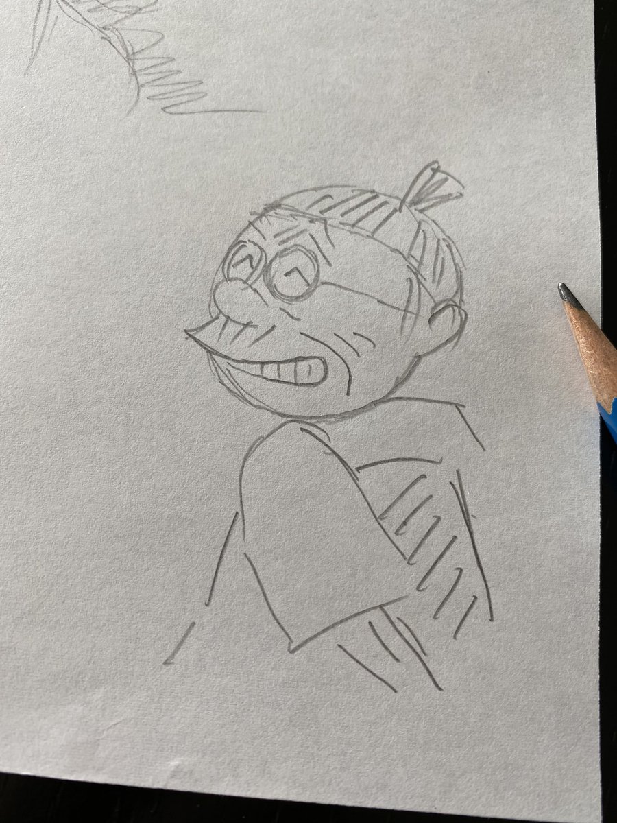 朝のお絵描きタイム。
昨日のリクエスト前半を。南ちゃん意外と似なかった。サザエさんは次男の好きないじわるばあさんに。後藤隊長は好きすぎて? 