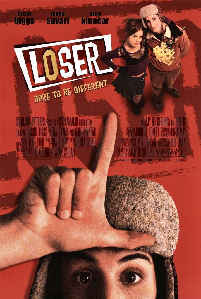 FilmNewsNos's tweet photo. 🎬MOVIE HISTORY: 20 years ago today, July 21, 2000, the movie ‘Loser’ opened in theaters!
#JasonBiggs #MenaSuvari #GregKinnear #ZakOrth #TomSadoski #JimmiSimpson #BobbySlayton #DanAykroyd #TwinkCaplan #AndreaMartin #RobertMiano #MeredithScottLynn #StuartCornfeld #TaylorNegron https://t.co/Hnp46MiceO