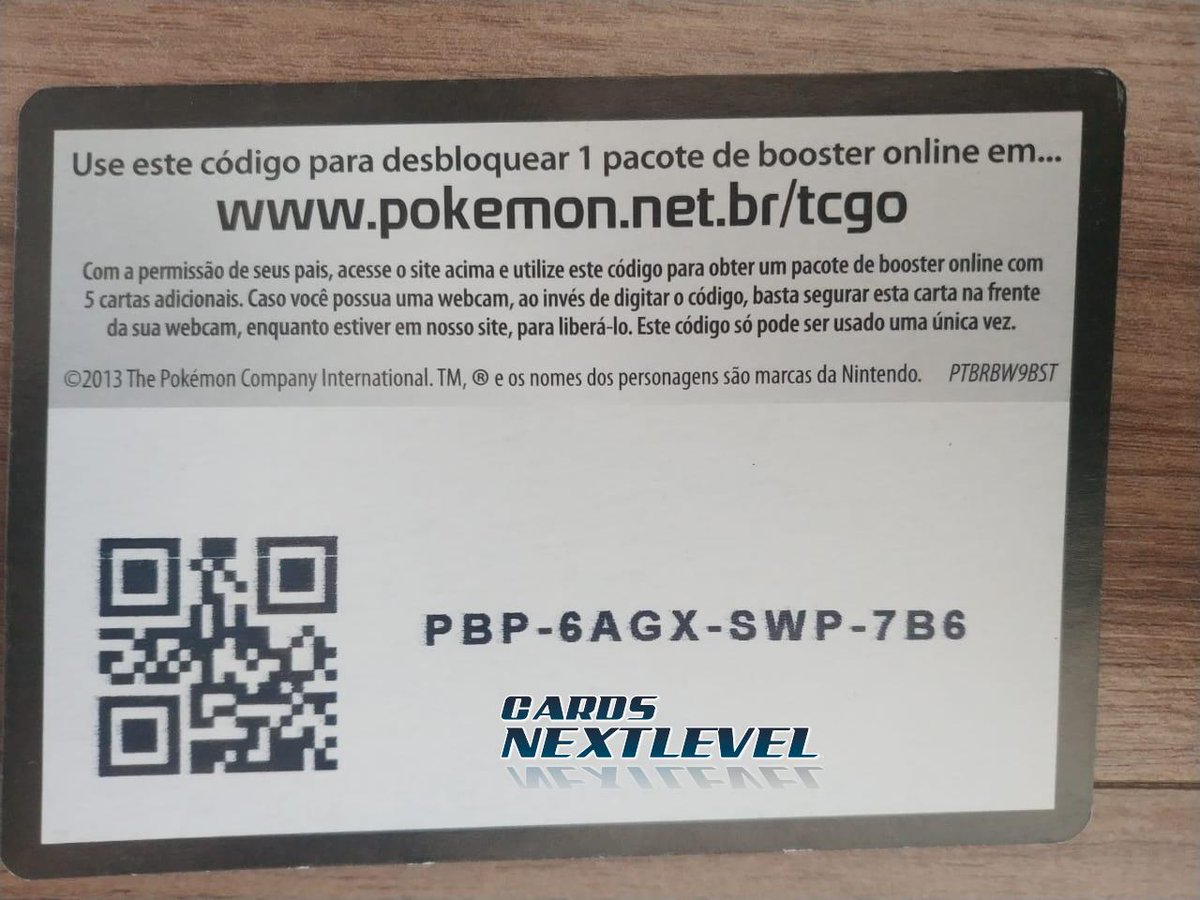 gamesnextlevel's tweet photo. Seja rápido e ganhe 1 booster #online Pokemon!!!!!!
#boosterfree #pokémononline #Pokemon #RT #PokemonTCG #CódigoGrátis #Free #CardsNextLevel
Logo mais outros códigos de graça para você usar no Pokémon Online , fiquem de olho!!!!
Compartilhem e RT https://t.co/UWKXZVNpNy