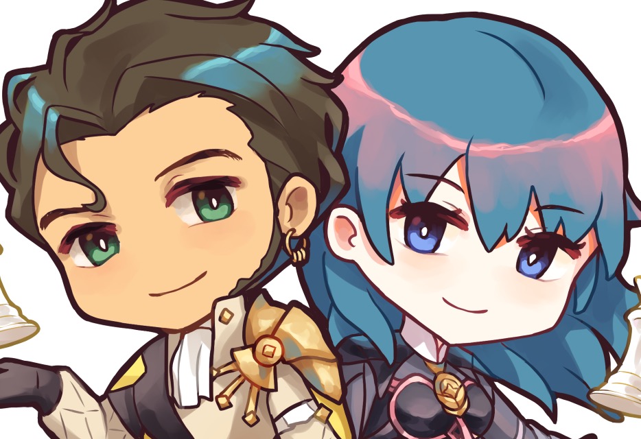 lunachaiart's tweet photo. happy #ClaudelethWeek! charm design for one of my favorite duos🥺💕 https://t.co/P1Px5vTpIx
