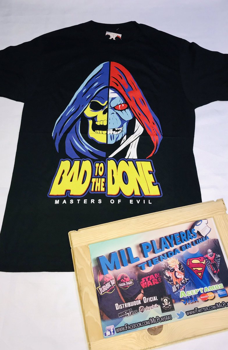 MilPlayeras's tweet photo. 💀 BAD TO THE BONE 🧟♂️
Para Caballero, Talla Mediana
🌐 TAGs 🌐
♻️ #MilPlayeras #TiendaEnLinea #Limitada #Playeras #Originales #Veracruz #Xalapa #BocaDelRio #Mexico #CDMX #CompraAqui #ThunderCats #HeMan #skeletor #Munrra #LosAmosDelUniverso #MummRa #QuedateEnCasa ♻️ https://t.co/GB4bYw0Trn