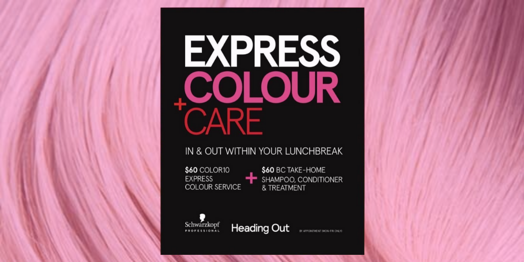 HOHB_AUS's tweet photo. Short on time? We can get you in and out within an hour with our express colour service! Call 1300 797 547 or book online 💗

#headingouthair #melbournehairdresser #haircut #hairstyle #hairdresser #hairstylist #haircare #stylist #hairsalon #hairinspiration #hairinspo #hairgoals https://t.co/Rvve6m46Ql