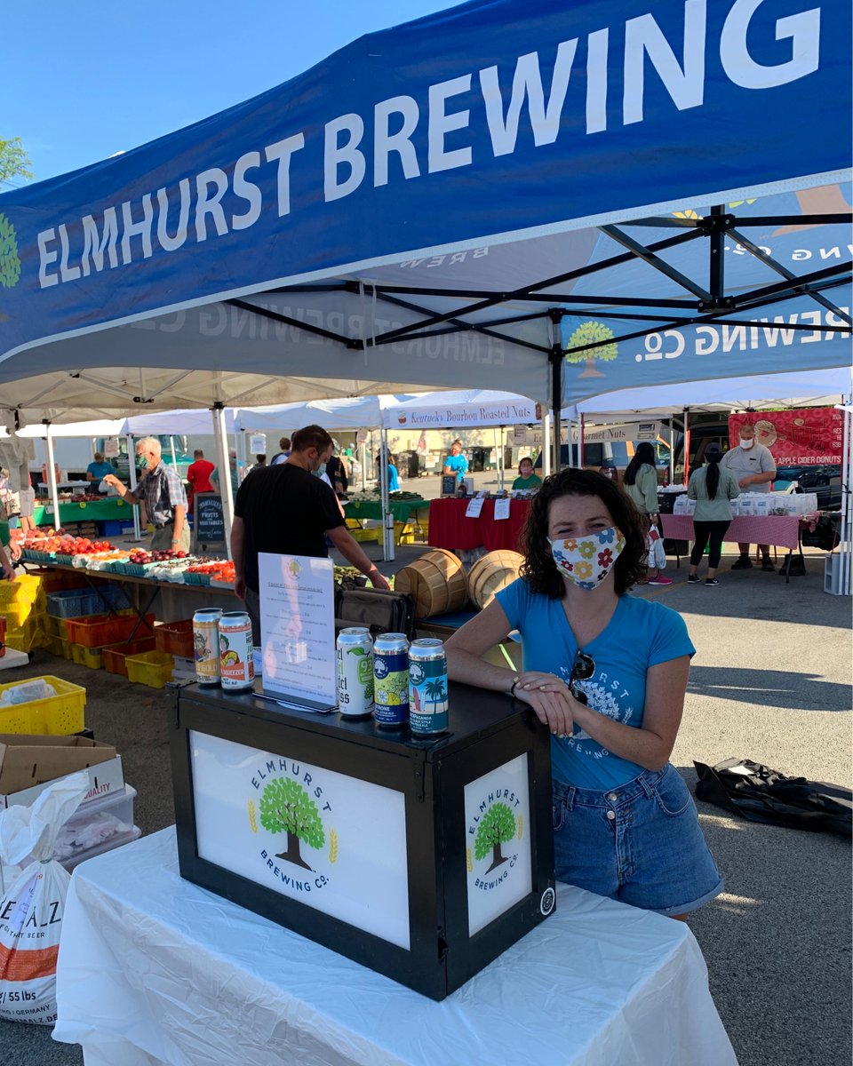 ElmhurstBrewing's tweet photo. Catch us tomorrow from 7am until 1pm at the Elmhurst Farmers Market!! We’ll have plenty of 4-packs, including the freshly canned Brutus! #ebc #ebcbeer #ebccommunity #brutus #farmersmarket https://t.co/ECfLODJhcQ
