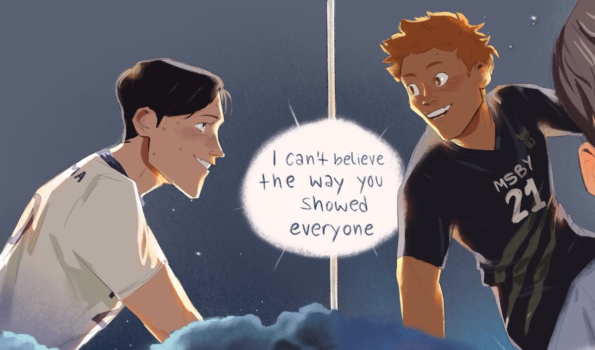 i can't believe the way we flow
-a tribute to haikyuu and its heart and soul, set to the lyrics of the song "can't believe the way we flow" by james blake (i reomment listening to it while reading)

#ThankYouFurudate #ThankYouHaikyuu 
[1/7] 