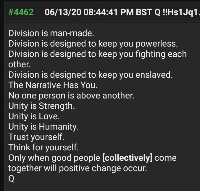Division is man made