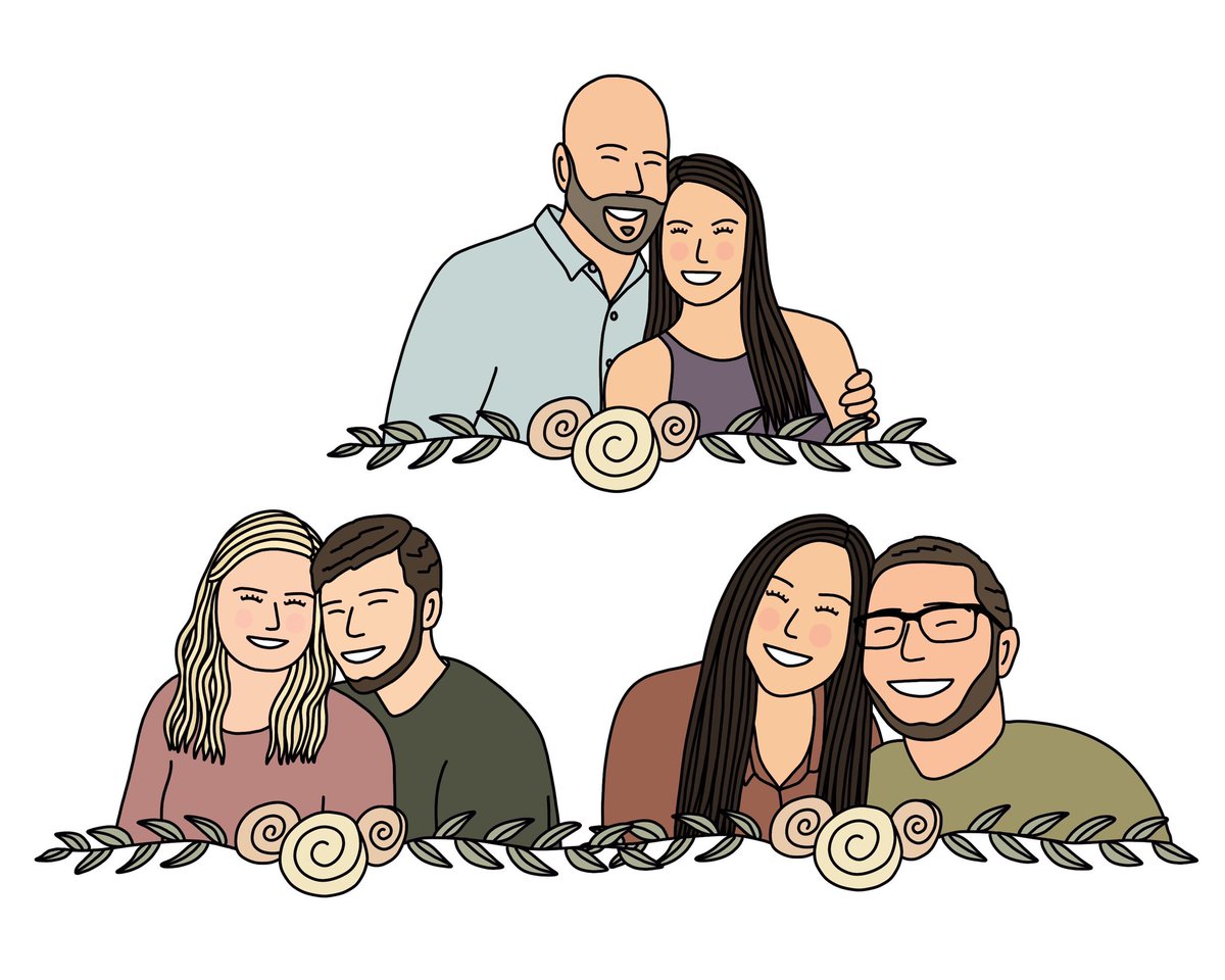 go check out Lauren’s shop for the cutest drawings!!! she did this for my family and I love it🥰