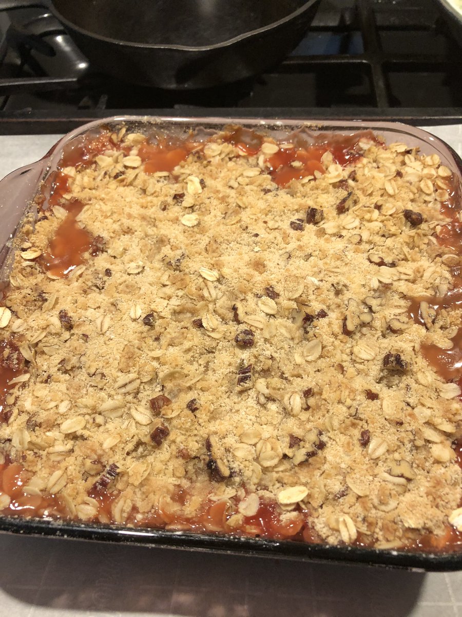 One of the things I love about summer is having the time to try new recipes- today’s enjoyment included cauliflower rice and strawberry-rhubarb crisp. #relaxinthekitchen #feedingmysoul