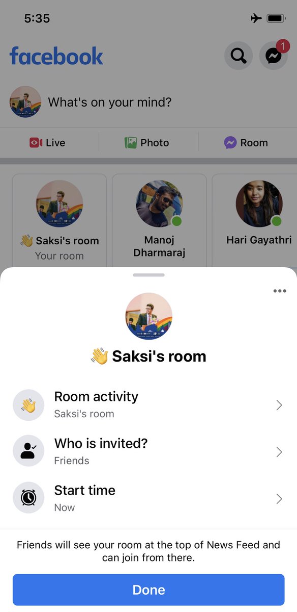 saksivarnan's tweet photo. Stay connected in #Messenger..
#Facebook knows how important it’s to feel close to those you care about when you can't be there in person. #MessengerRoom make it fast & easy for groups of friends/ families to hang out together on video.
Hope this helps you stay connected! https://t.co/56ahwdgRce