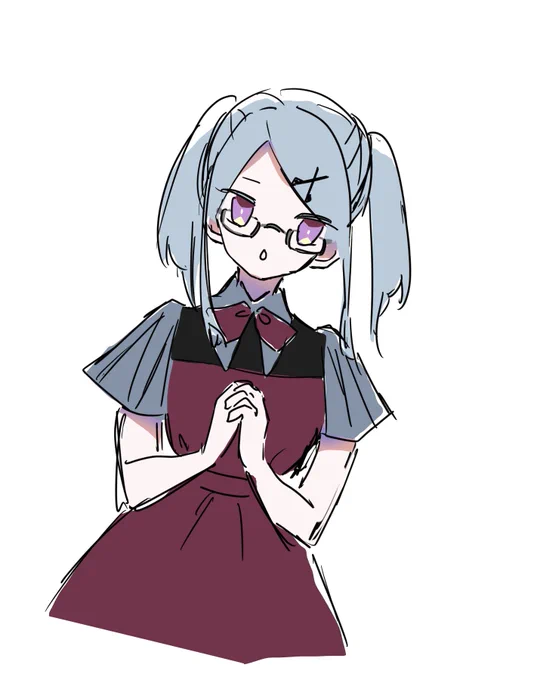 day5
主人公を紹介
秦涼音ちゃん。
全身資料作れてないし、らくがき描きながらキャラデザを微調整してるところですが、白い衣装の魔法少女です。
修道院で子供たちのお世話をして暮らしています。正義感が強くまっすぐな子。同い年の魔法少年の巡からは「鈍感で図太い」と言われています。 