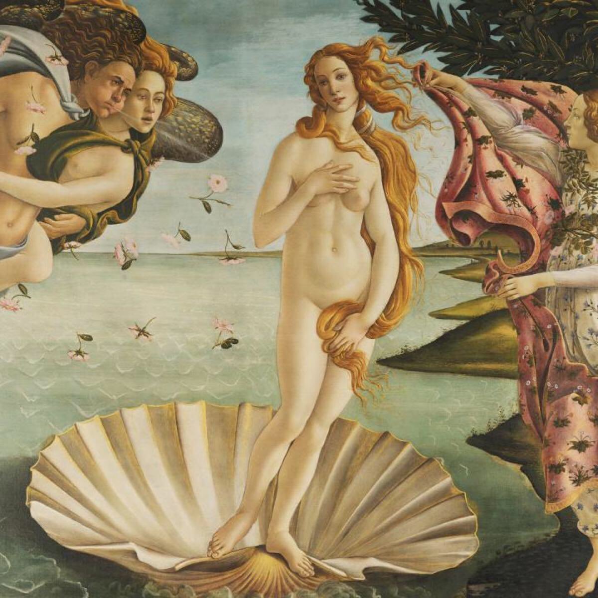 Lucy Steel is seen in a posture reminiscent of the statue “Capitoline Venus” and the painting “The birth of Venus”. If you’ll notice all three of these artworks have similar eye position, posture, and overall tone. Those are what convey artistic nudity!