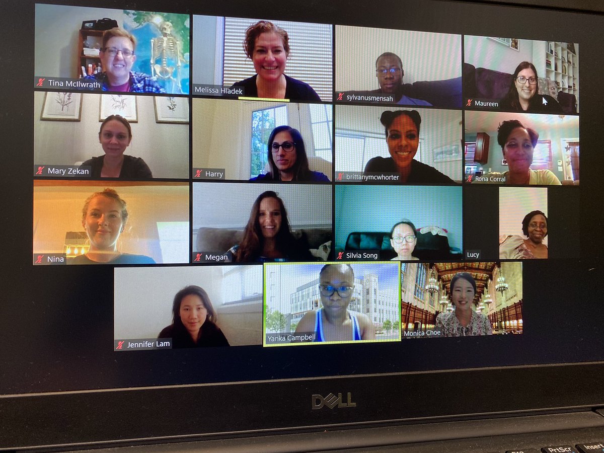 melissa_hladek's tweet photo. Last zoom session of the summer with my NP students. Such an honor &amp; privilege to be a small part of their journey as #healers &amp; #nursepractitioners. Even during #COVID, #WeGotThis @JHUNursing . https://t.co/eO3gx0sYiq