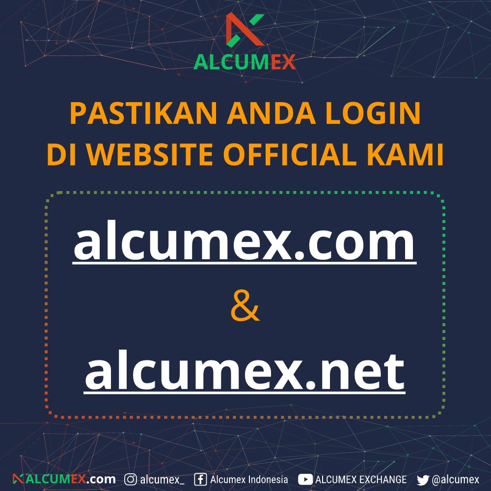 alcumex's tweet photo. #alcumex #alcumexindonesia #cryptocurrency #bitcoin #crypto #blockchain #btc #forex #ethereum #money #bitcoinmining #trading #investment #forextrader #bisnis #bitcoinnews #cryptotrading #entrepreneur #bitcoins #investing #cryptonews #invest #crampengaturan #bitcoincash #bitcoins https://t.co/O6qxzB7Odi