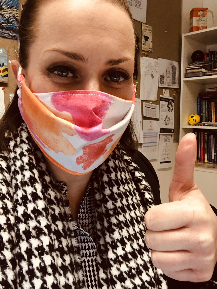 laurenjblogger's tweet photo. Tomorrow we begin wearing face masks to school. Today I advised my students to ALWAYS ALWAYS assume I am smiling at them underneath it!
#covid19 #facemask #smilingalways https://t.co/XOTEc6qWBh