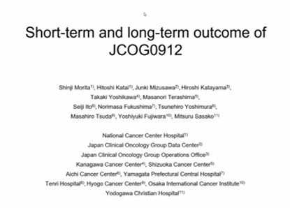 JCOG_stomach's tweet photo. 第92回日本胃癌学会総会(Web開催)
シンポ4_胃癌外科手術のevidenceとreal-world data:低侵襲手術
“Short-term and long-term outcome of JCOG0912”について、国立がん研究センター中央病院 森田 信司先生がご発表されます。ぜひご����ください!
#JCOG #胃がんグループ #胃癌学会総会 #Web #JCOG0912 https://t.co/n3GVntQQkb