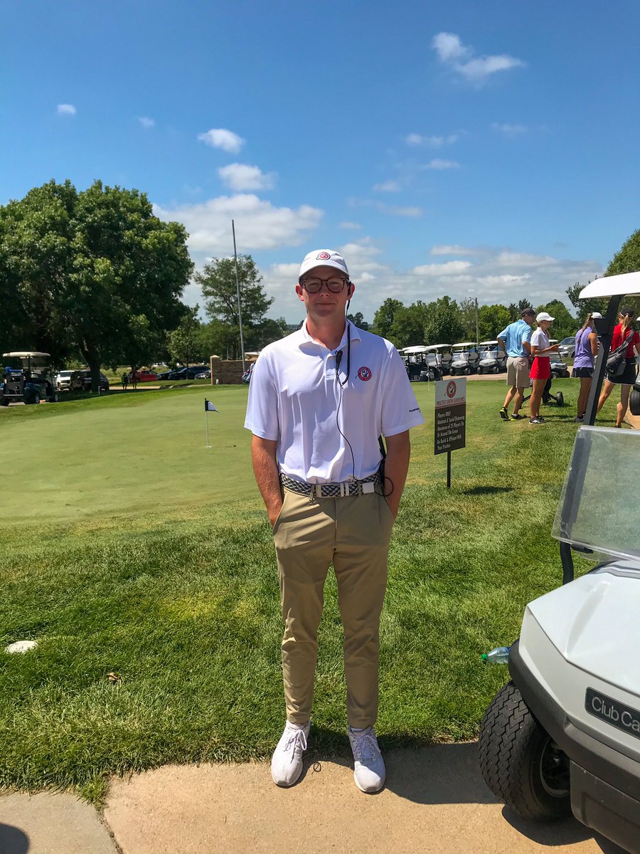 Great to see <a href="/NGAgolf/">NebGolf</a> intern @goertzen_25 doing his thing this summer. 

Super proud as a Coach to see him giving back to the Nebraska golf scene. #huskiesgolf #aurorahuskies