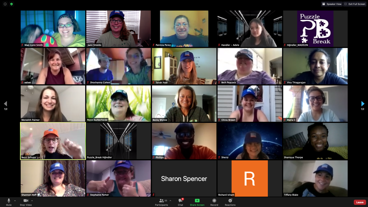 MissJShields1's tweet photo. Such a fun group!!! @InfyFoundation #Infypathfinders #EscapeRoom @PuzzleBreak #WINNING #WeSolvedIt @chibitronics @FiriaLabs @JuniorBotball @MakerEduCollect @WonderWorkshop https://t.co/6ZQvRccoTU