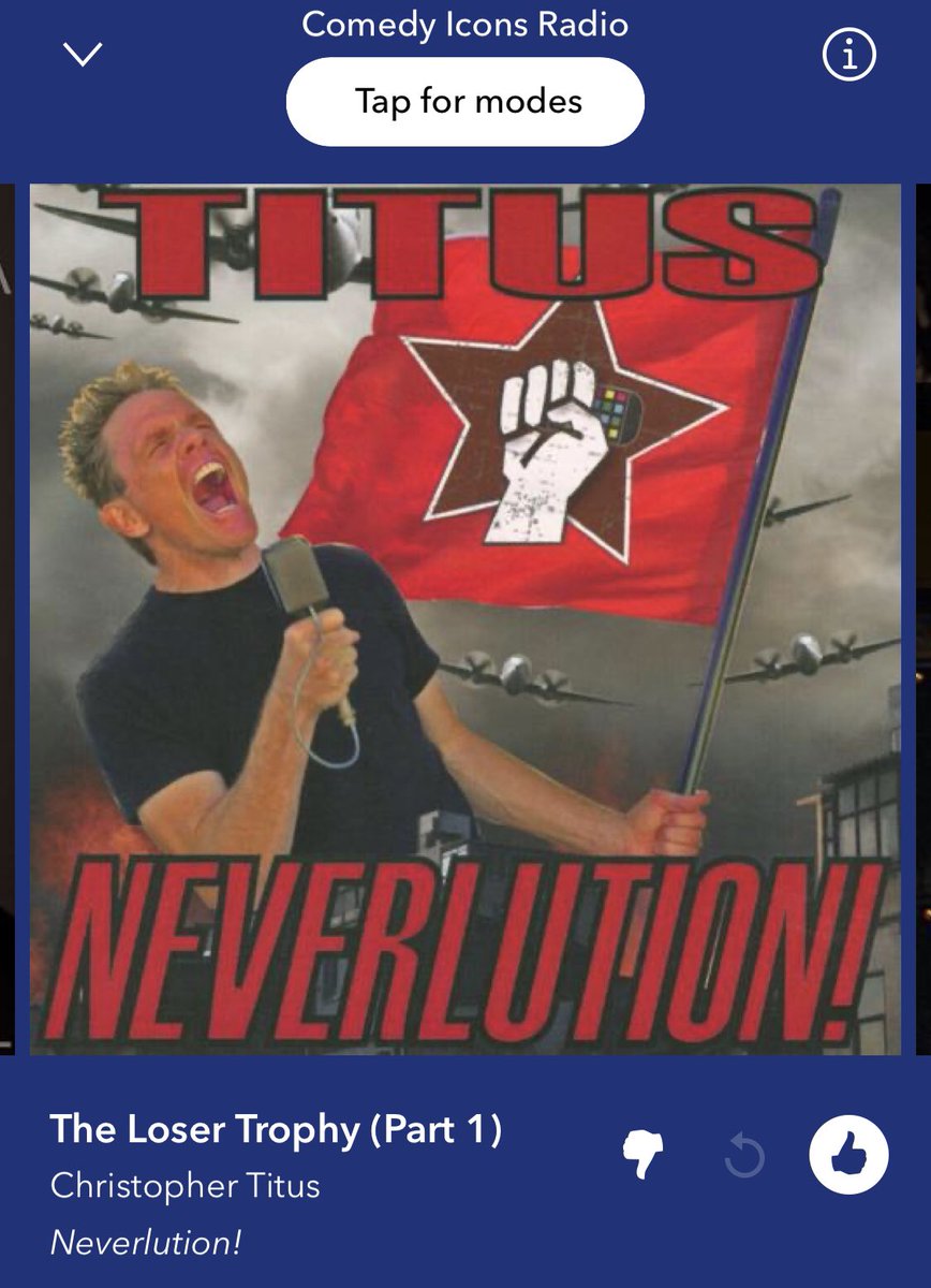 @TitusNation Speaking facts!! #comedyicons #pandora Much success to you and yours!!