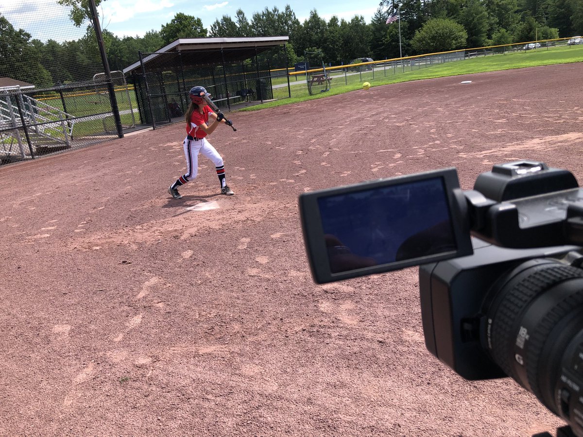 Our own #12 OF Christine Mallette from South Glens Falls HS putting in the work and getting some virtual recruiting footage! #fortheloveofthegame