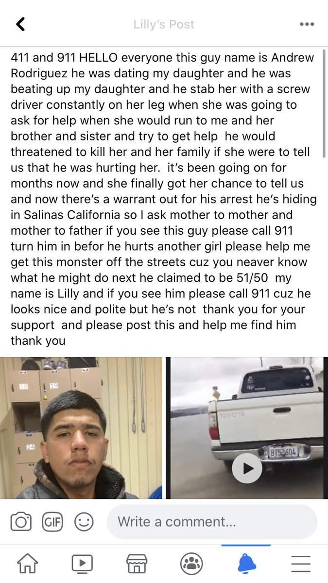 sweetheartshyy's tweet image. this WAS my boyfriend Andrew Rodriguez.I gave him my all He gave me a concussion,seizure and left me in the hospital hemorrhaging in my insides.all while I’m pregnant with his baby.He got a lawyer bc he beat me.Im8weeks pregnant.He beat me and now hes getting away with it.