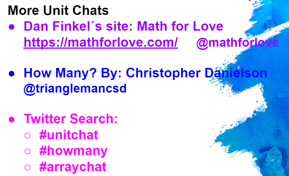 Scoothie_Math's tweet photo. The open-ended nature of Unit Chats helps students to feel safe to share answers. When Ss feel safe, they are more willing to be vulnerable and participate. Thanks for the great resources @MathforLove @Trianglemancsd !
#MoCTMchat  @MCTM_MO https://t.co/PBjsTbpyz0