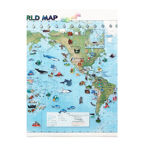 東京カートグラフィック Auf Twitter 見開きタイプの世界地図クリアファイルです 世界の建物 食べ物 動物等がイラストで載せた世界地図のクリアファイルです T Co Zqycvuf7rm