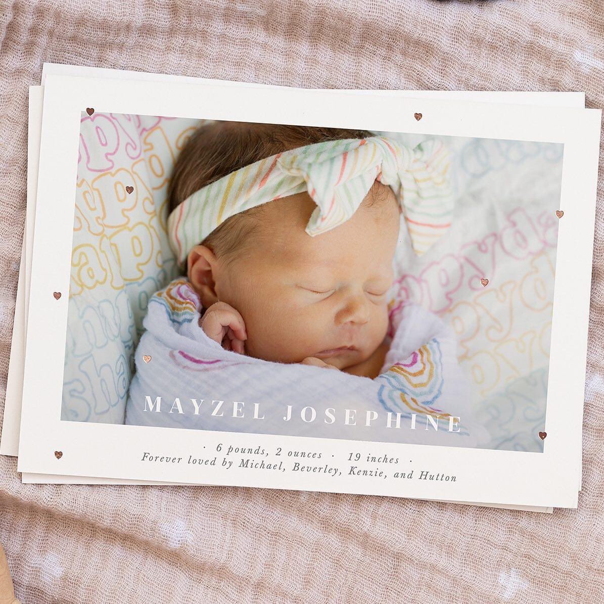 MackRosmanNet's tweet photo. Congratulations to @beverleymitchel on the birth of her daughter Mayzel. 🥳😍💖 What a lovely family xo https://t.co/a0MYn0MP5o