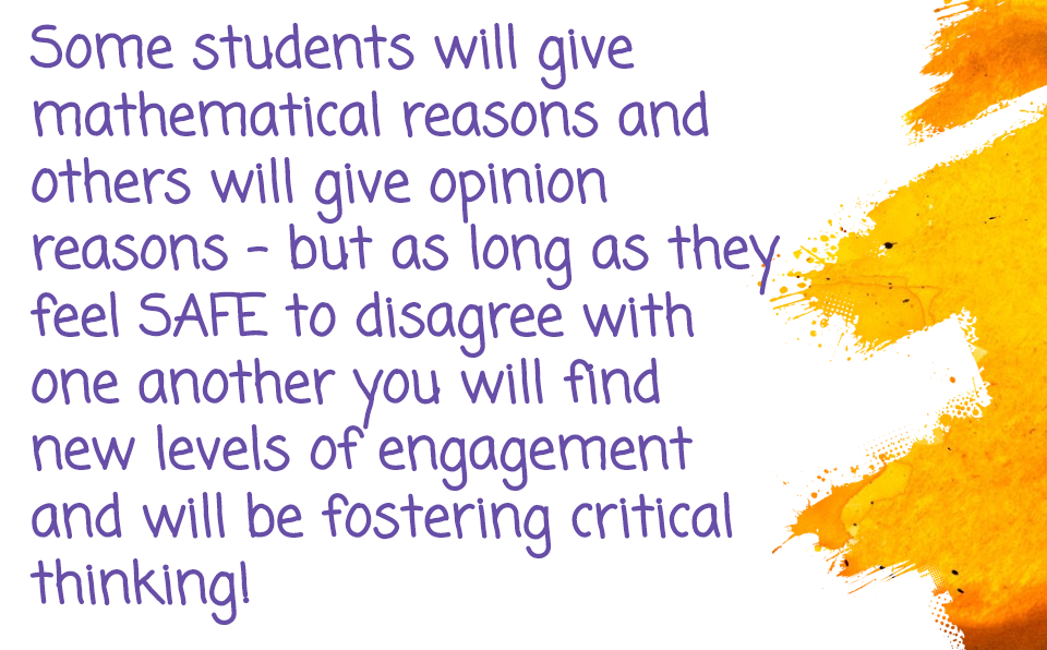 Scoothie_Math's tweet photo. Our Ss enter into tasks at different levels of confidence and understanding. Would you Rather is a great example of Low Floor - High Ceiling. Everyone can access the problem at their level and yet it can be explored &amp; discussed at high levels of math as well. #MoCTMchat  @MCTM_MO https://t.co/TDtQ7d8f7S
