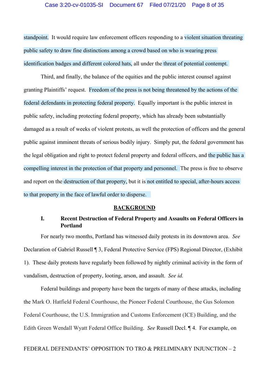 I am embarrassed for the  @DHSgov  @TheJusticeDept responded to the 2nd Amended ComplaintHeavy on entitlement yet light on substance.The minimization of their actions & telling the media what they should reportECF https://ecf.ord.uscourts.gov/doc1/15107609819?caseid=153126Public Drive https://drive.google.com/file/d/1FKb-vTaiyizyhr4Mgr1YNJf9BnDrkKj8/view?usp=drivesdk