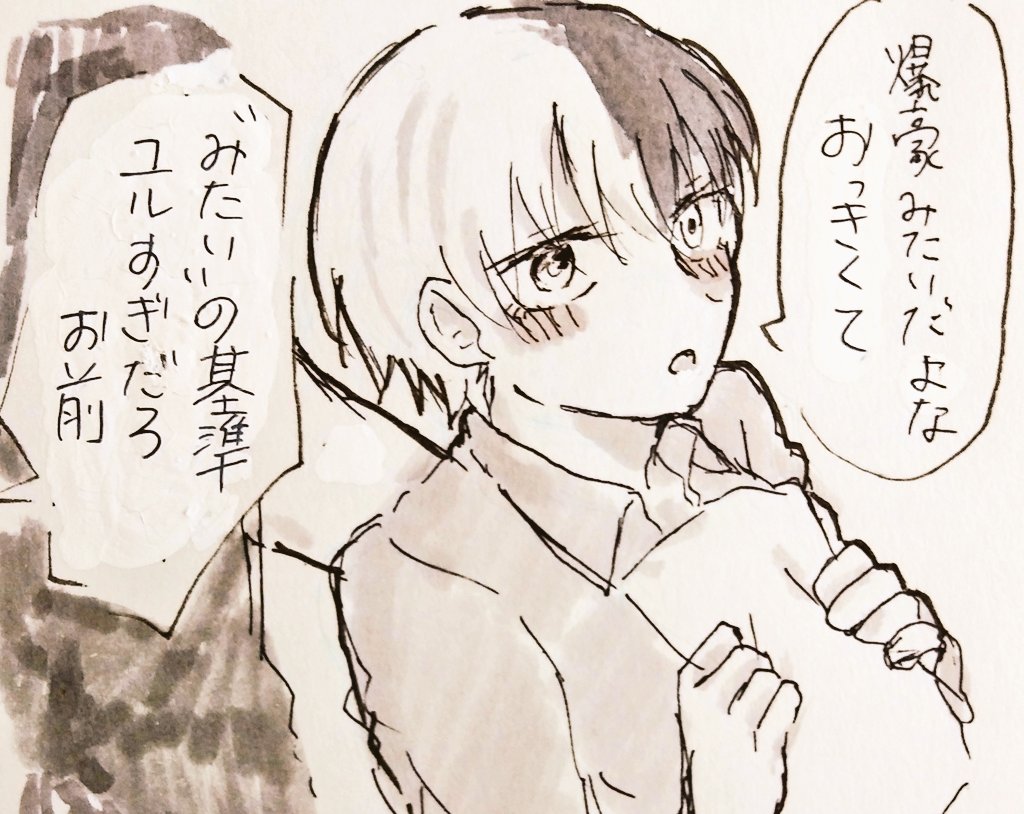 ※女体化⚠

マシュリクより『身長差??♀』
遅くなってすみません?落書きになってしまいましたがリクエストありがとうございました!

水族館デート(爆轟♀) 